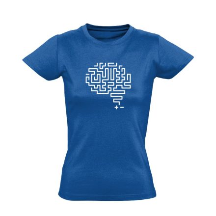Agytekervény neurológiai női póló (kék)