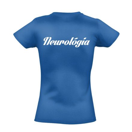 Neurológia női póló (kék)
