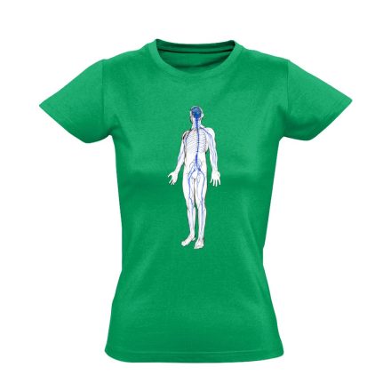 IdegÁllapot neurológiai női póló (zöld)