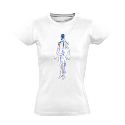 IdegÁllapot neurológiai női póló (fehér)
