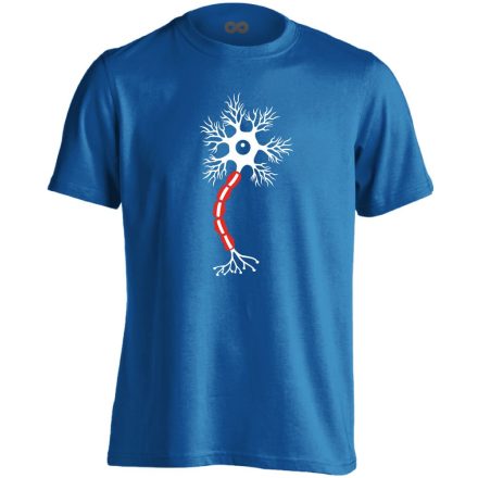 Idegsejt neurológiai férfi póló (kék)