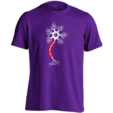 Idegsejt neurológiai férfi póló (lila)