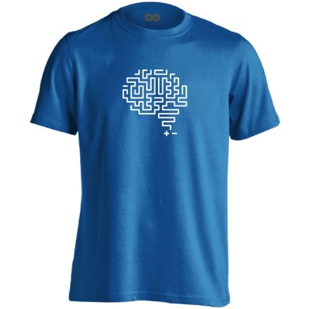 Agytekervény neurológiai férfi póló (kék)