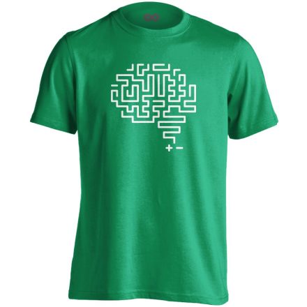 Agytekervény neurológiai férfi póló (zöld)
