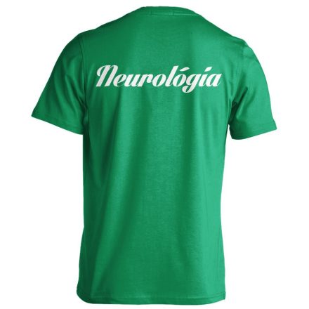 Neurológiai férfi póló (zöld)