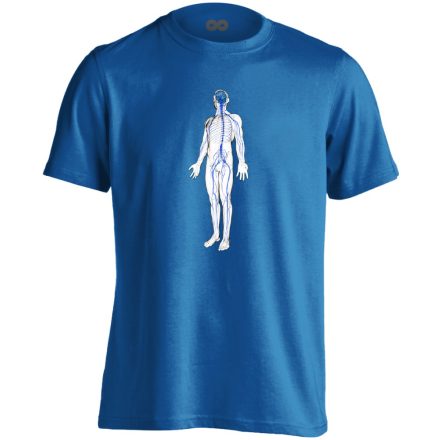 IdegÁllapot neurológiai férfi póló (kék)