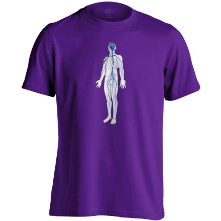 IdegÁllapot neurológiai férfi póló (lila)