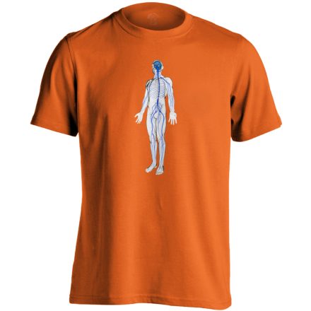 IdegÁllapot neurológiai férfi póló (narancssárga)