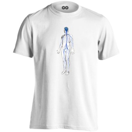IdegÁllapot neurológiai férfi póló (fehér)