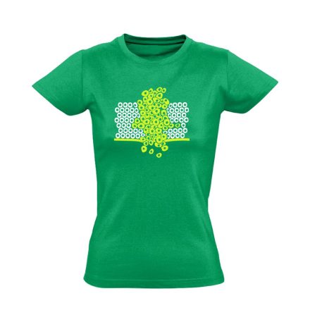 Sejtfelesleg onkológiai női póló (zöld)