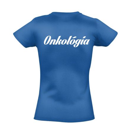 Onkológiai női póló (kék)