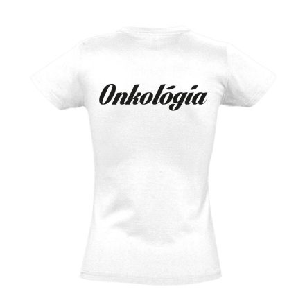 Onkológiai női póló (fehér)