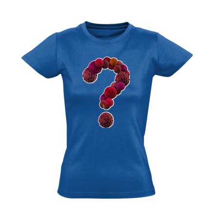 Talány onkológiai női póló (kék)