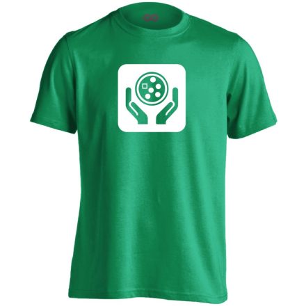 Ikonkológia onkológiai férfi póló (zöld)