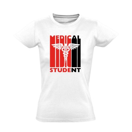 Medical Student orvostanhallgató női póló (fehér)