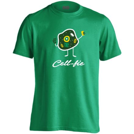 Cell-fie patológiai férfi póló (zöld)
