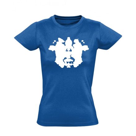 Rorschach pszichiátriai női póló (kék)