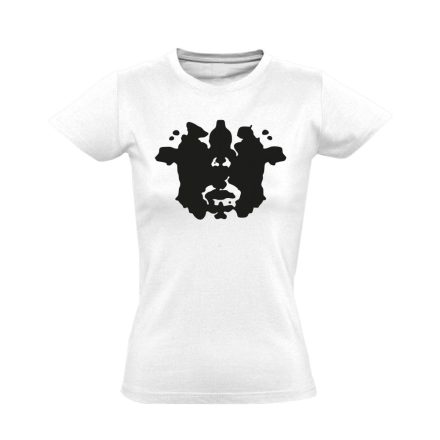 Rorschach pszichiátriai női póló (fehér)