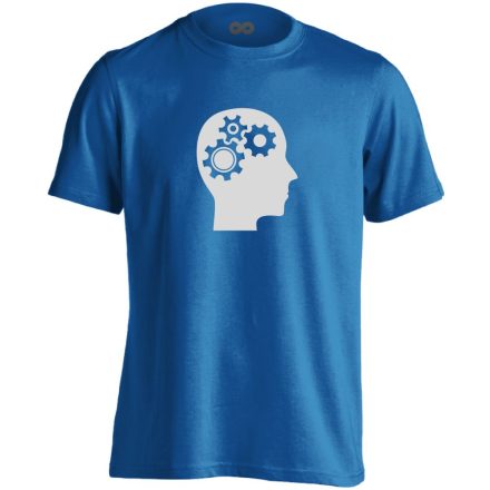 AgyVáltó pszichiátriai férfi póló (kék)