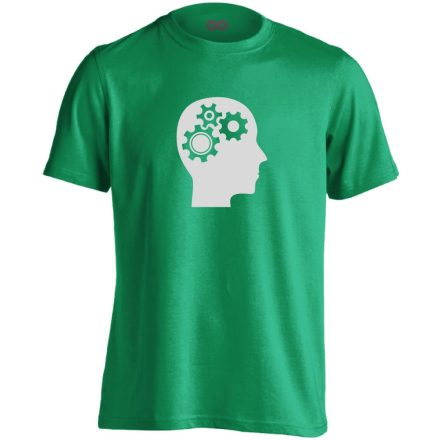 AgyVáltó pszichiátriai férfi póló (zöld)