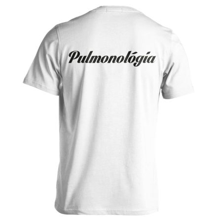 Pulmonológia férfi póló (fehér)