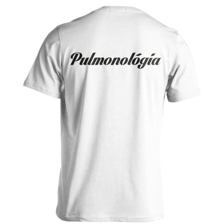 Pulmonológia férfi póló (fehér)