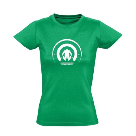 Mágnesfánk radiológiai női póló (zöld)
