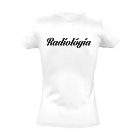 Radiológia női póló (fehér)