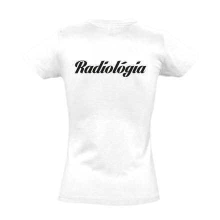 Radiológia női póló (fehér)