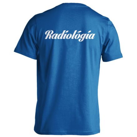 Radiológia férfi póló (kék)