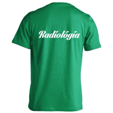Radiológia férfi póló (zöld)