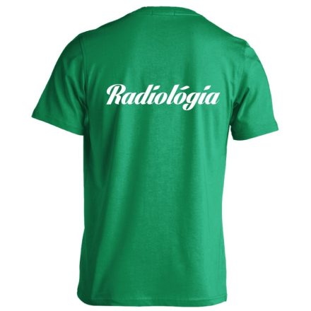 Radiológia férfi póló (zöld)