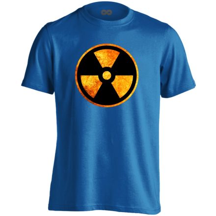 Radio Ga Ga radiológiai férfi póló (kék)
