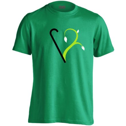 Megújulás rehabilitációs férfi póló (zöld)