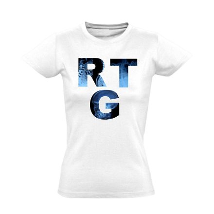 RTG röntgenes női póló (fehér)