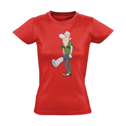 BiceBóca sürgősségi női póló (piros)