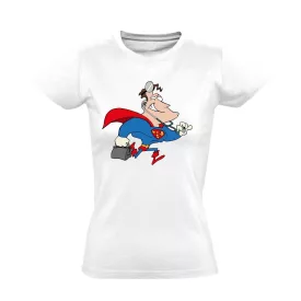 SzupER sürgősségi női póló (fehér)