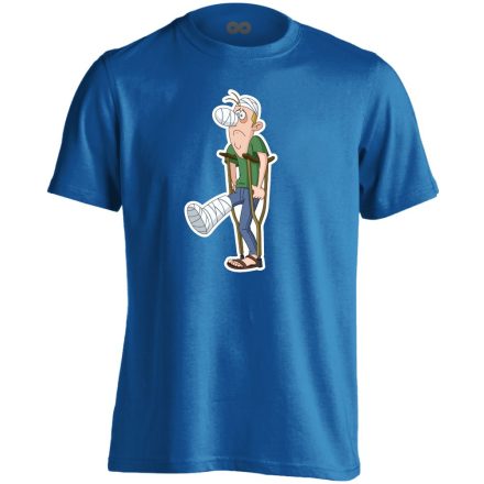 BiceBóca sürgősségi férfi póló (kék)