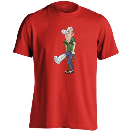 BiceBóca sürgősségi férfi póló (piros)
