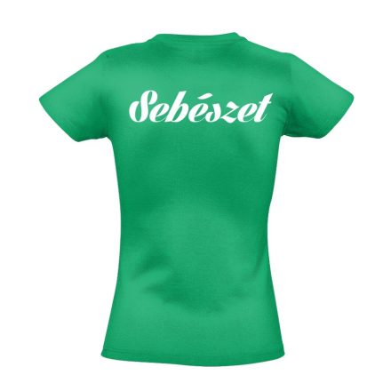 Sebészeti női póló (zöld)