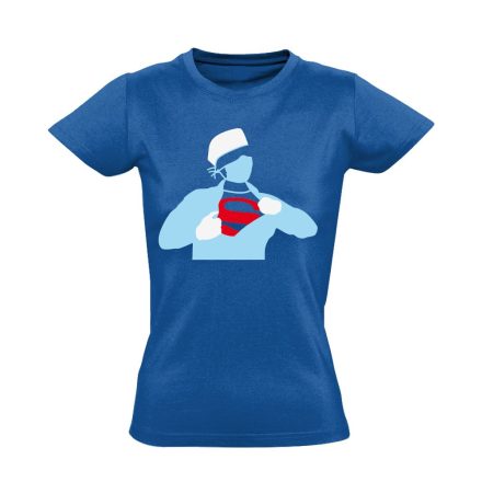 SzuperSebész sebészeti női póló (kék)