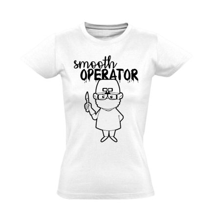 SmoothOperator sebészeti női póló (fehér)