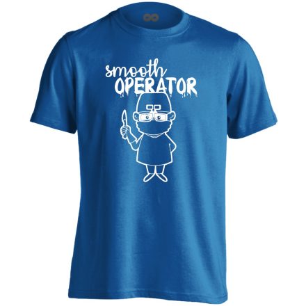 SmoothOperator sebészeti férfi póló (kék)