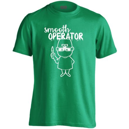 SmoothOperator sebészeti férfi póló (zöld)