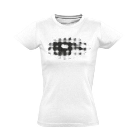 Szívével Lát Az Ember szemészeti női póló (fehér)