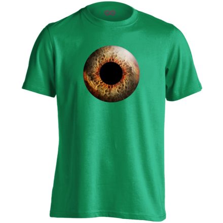 Írisz szemészeti férfi póló (zöld)