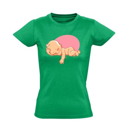 TenteBaba szülészeti női póló (zöld)