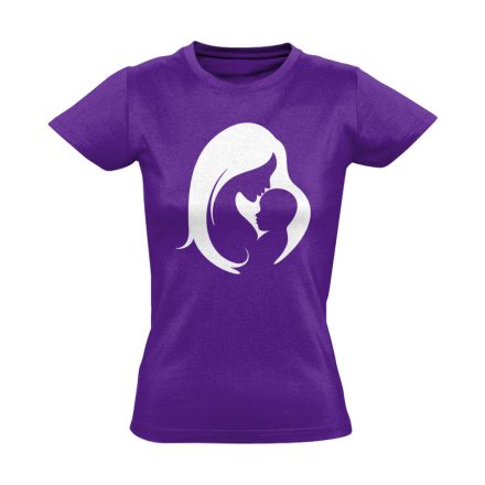 Összetartozás szülészeti női póló (lila)