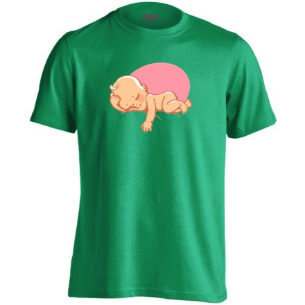 TenteBaba szülészeti férfi póló (zöld)
