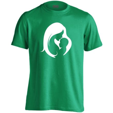 Összetartozás szülészeti férfi póló (zöld)